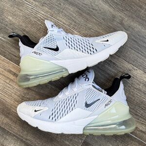 Nike Air Max 270 White Black with Pale Green Air Unit
